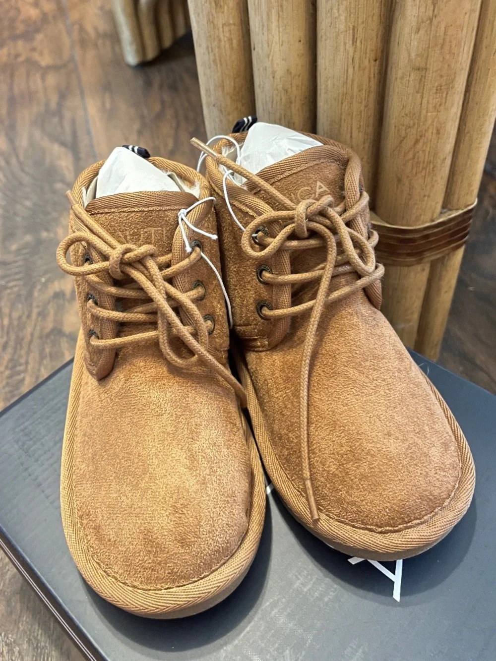Nautica Toddler Gilrs’ Dulverton Cold Weather Lace Up Boots in Cognac Sz-10